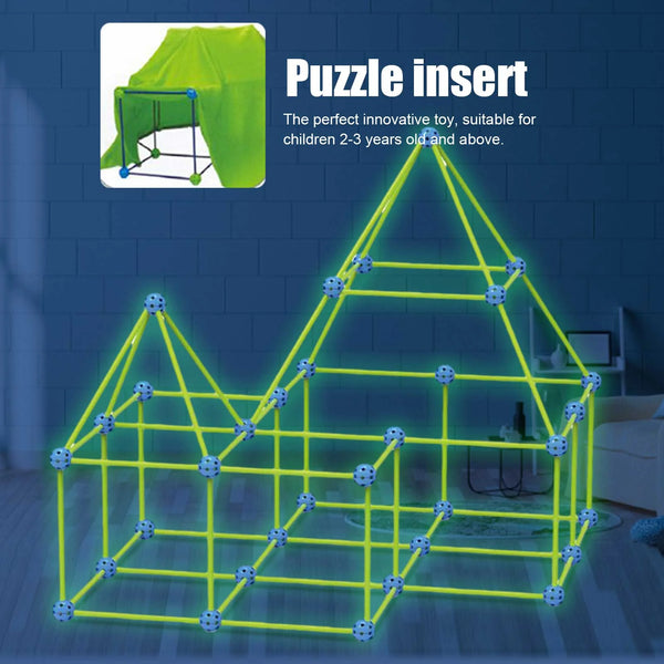 Kids Fort Building Kit – 100 Pieces Set