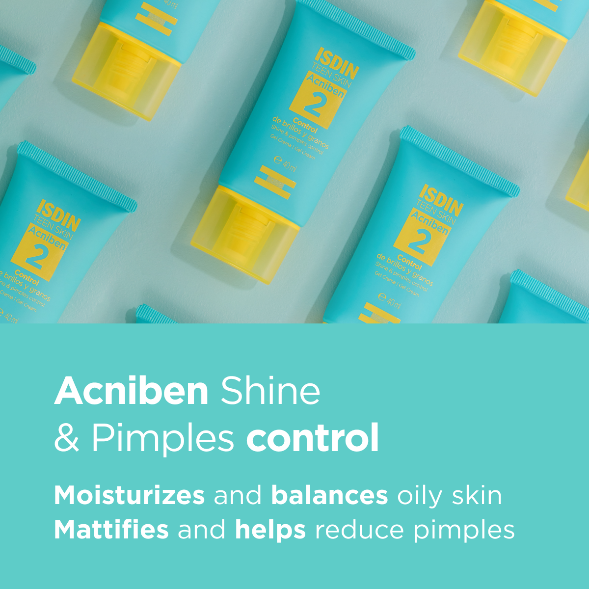 Isdin Acniben Shine & Pimples Control Gel Cream 40ml - Medaid International