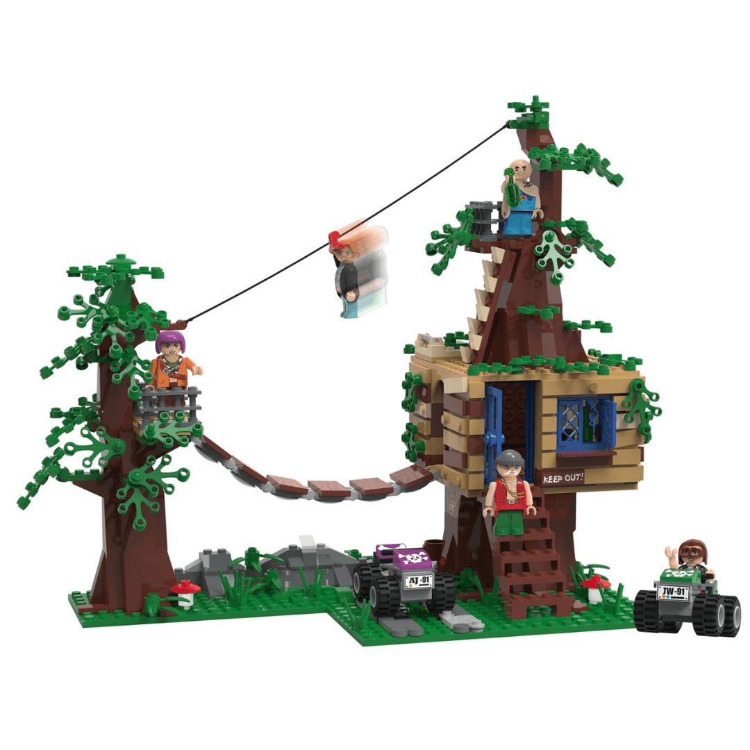 Playtive Clippys Building Set L, Treehouse SET 767 PIECES