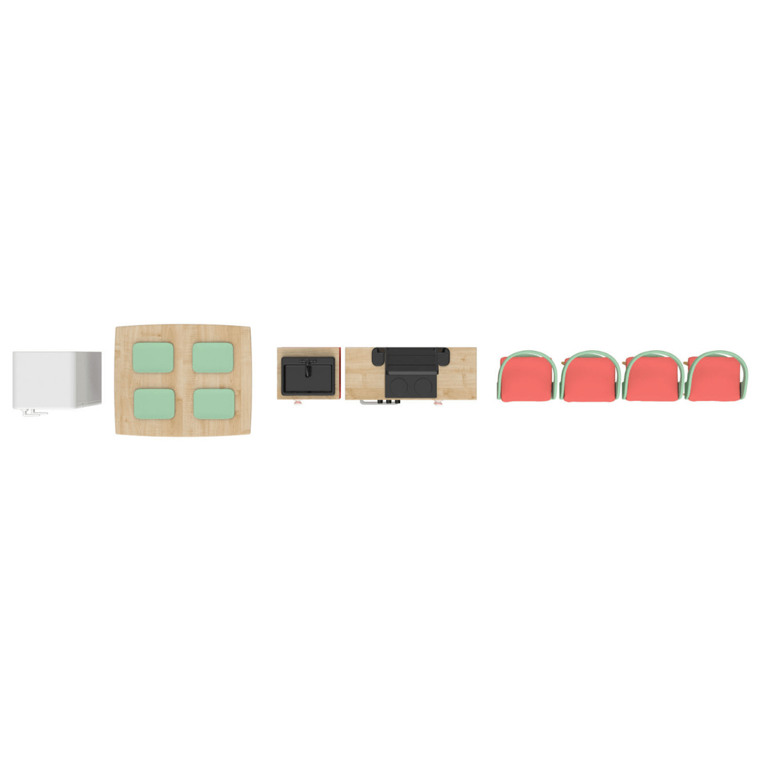 Playtive Doll's House Furniture Kitchen 16 Pieces