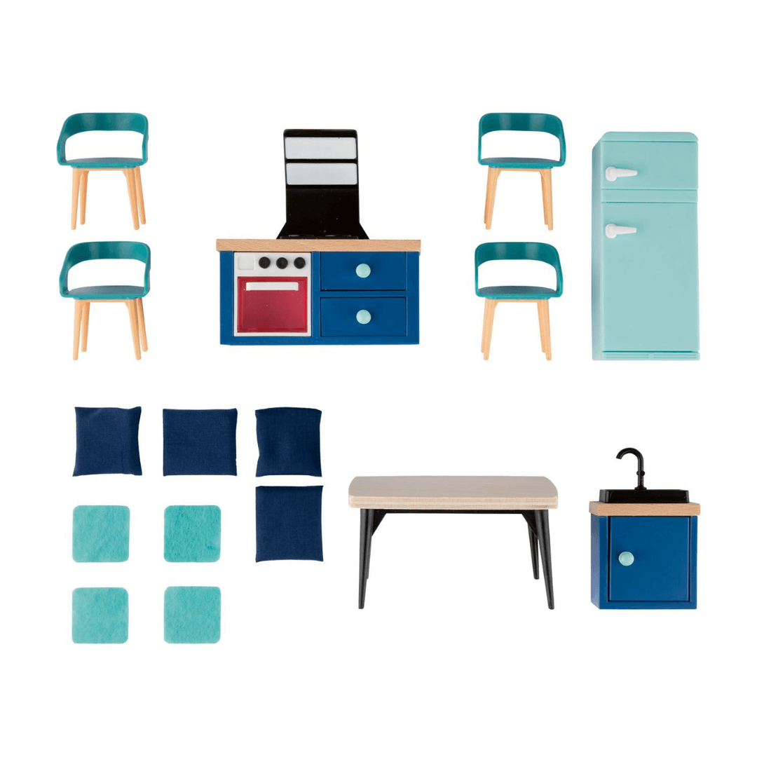 Playtive House Furniture Kitchen 16 Pieces