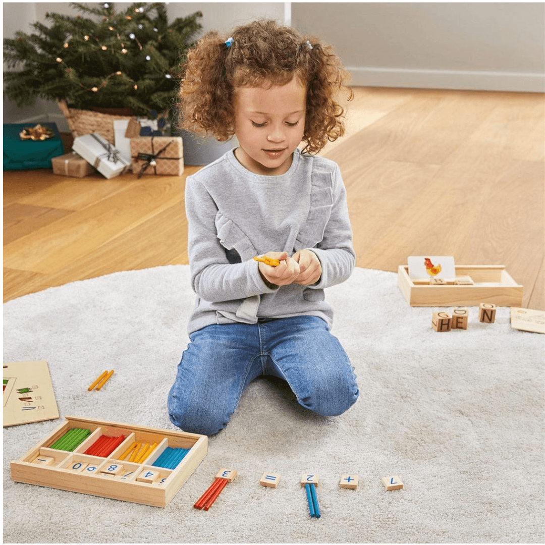 Playtive Letter Cubes Set 39 Pieces