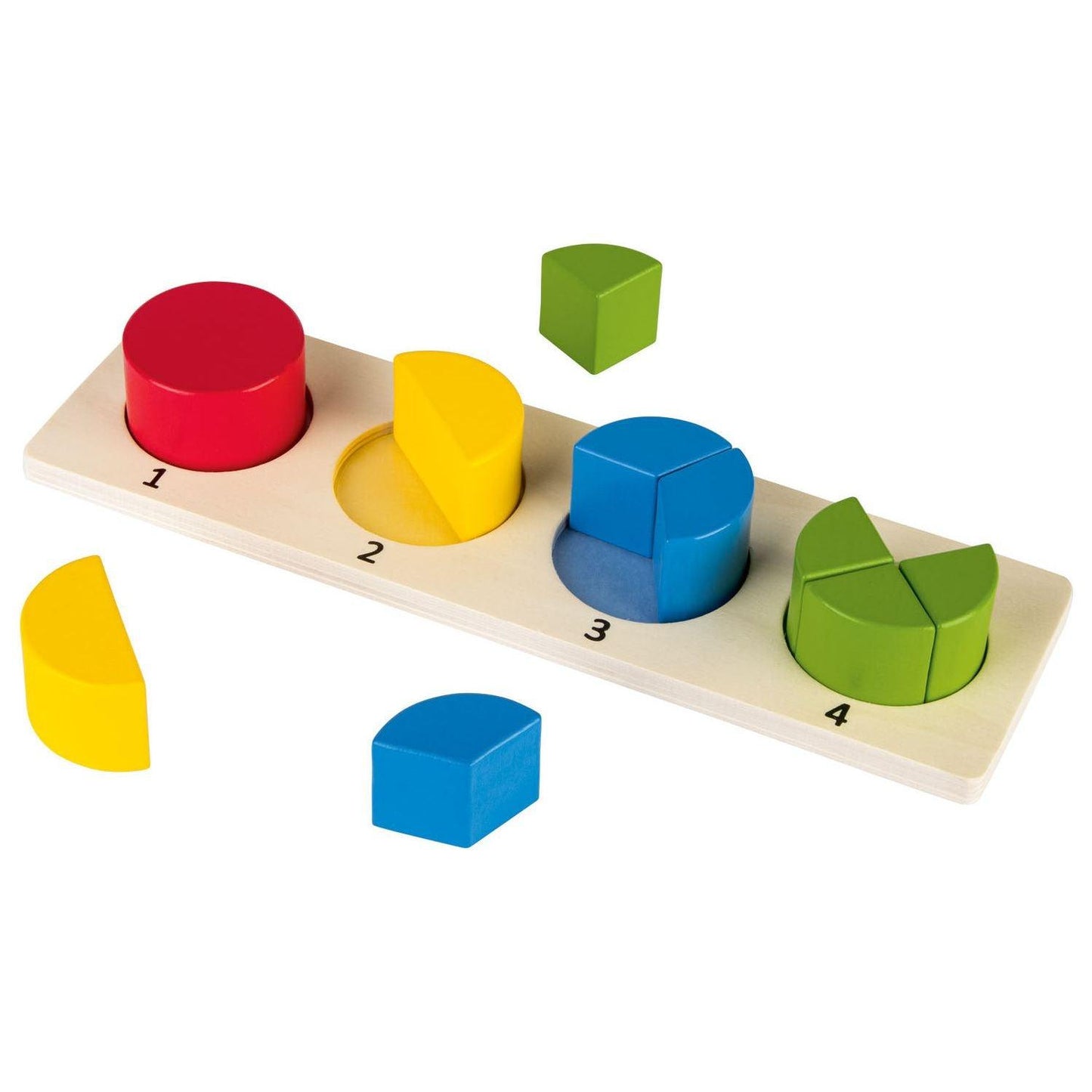 Playtive Wooden Circle Geometric Puzzle 11 Pieces Set