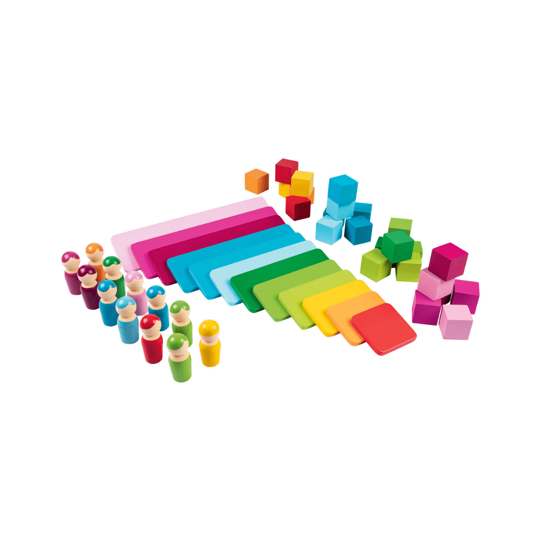 Playtive Wooden Rainbow Toy Stacking Game