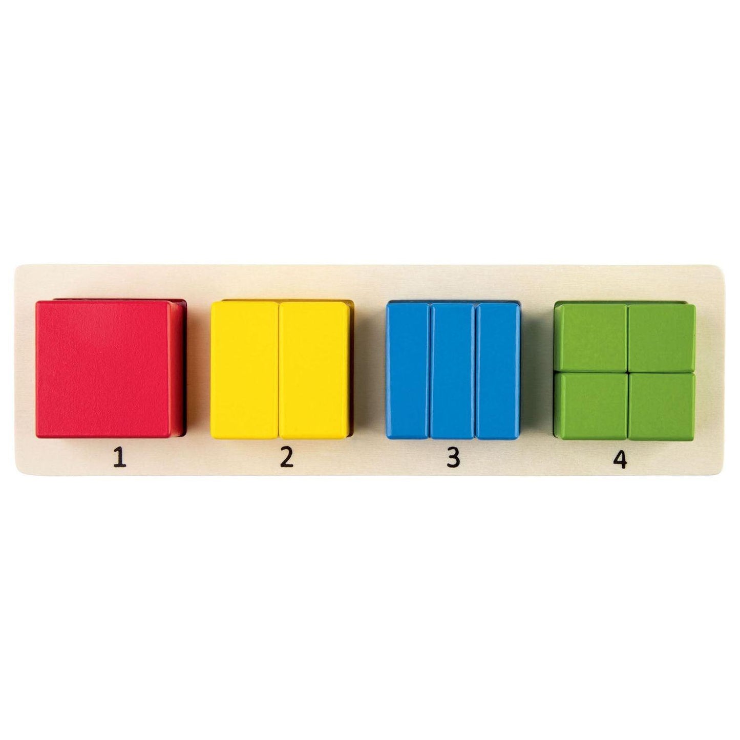 Playtive Wooden Square Geometric Puzzle 11 Pieces Set