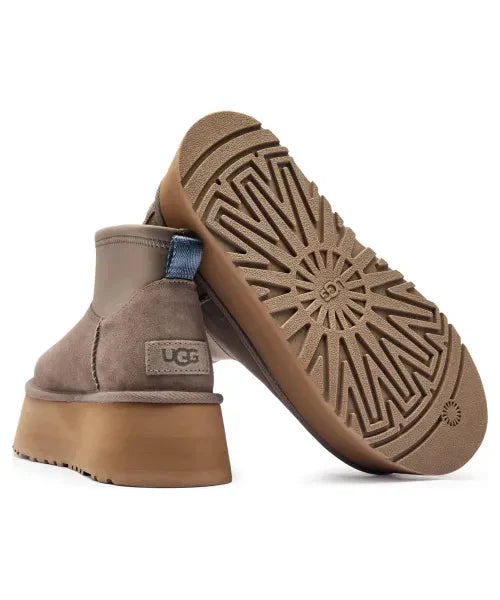 UGG Women's Grey Classic Mini Dipper Ankle Boots |UGG in Lebanon