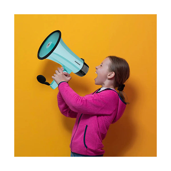 Porodo LFS097 Kids Megaphone with 6 Voice-Change Effects, 20W, Bluetooth Phone Connection, 400M Expansive Coverage, Clear and Loud Sound, Lightweight & Portable