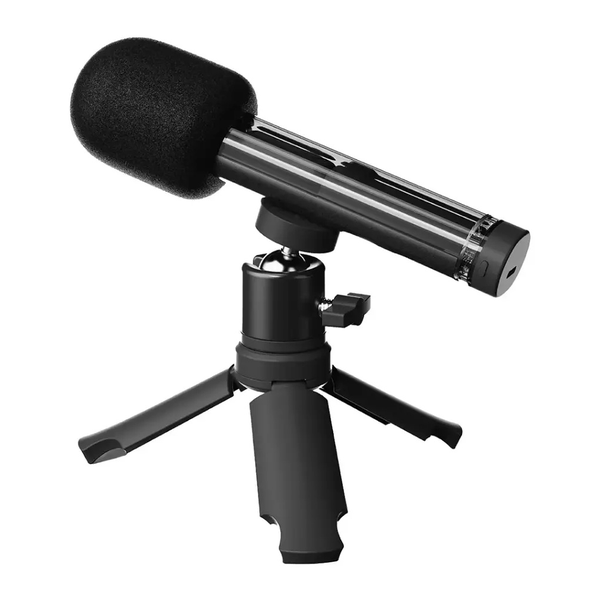 Green Lion GM-94X Wireless Microphone, 360° Omnidirectional, ANC Noise Reduction, Ultra-Low Latency, Magnetic Clip-on, 20m Wireless Range, Universal USB-C Handheld to Tabletop, Desktop Mic Mode, 50db Ai Noise Reduction, 9 Hours Working, GNGM94XMICBK