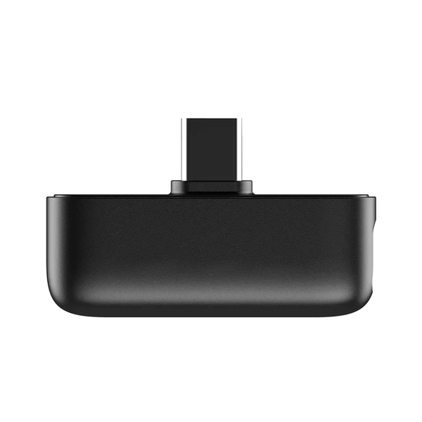 Porodo Blue Wireless Professional Clip Dual Microphone with ANC, PBMX2CBK