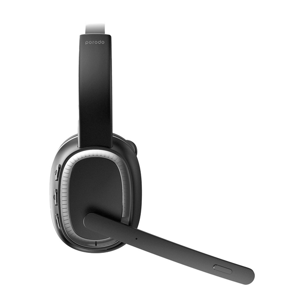 Porodo ENC Wireless Work Headphone, PDMHDMPBK