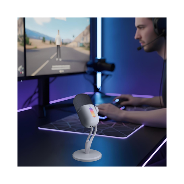 Porodo Elyx Gaming Condenser Microphone, USB-C Dynamic Microphone for Podcast Recording, PDX5MK06
