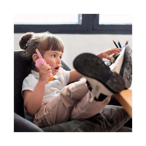 Porodo Kids Dual LCD Walkie Talkies with Flashlight & Keypad Child Lock