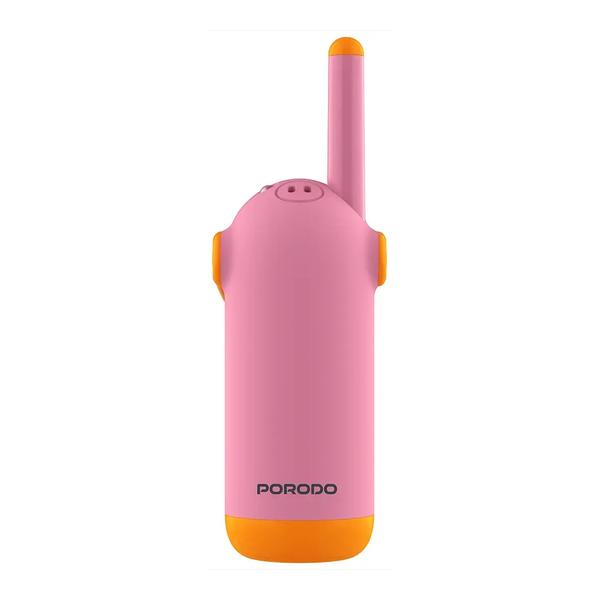 Porodo Kids Dual LCD Walkie Talkies with Flashlight & Keypad Child Lock