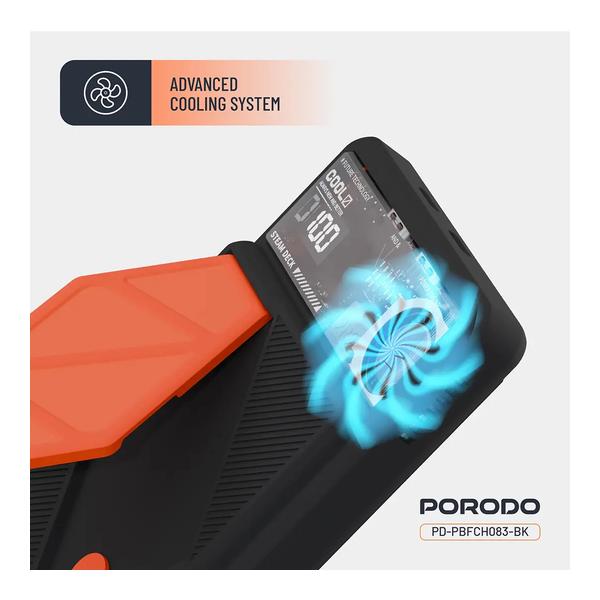 Porodo 10000mAh MagSafe Power Bank with Smart Thermal Cooling
