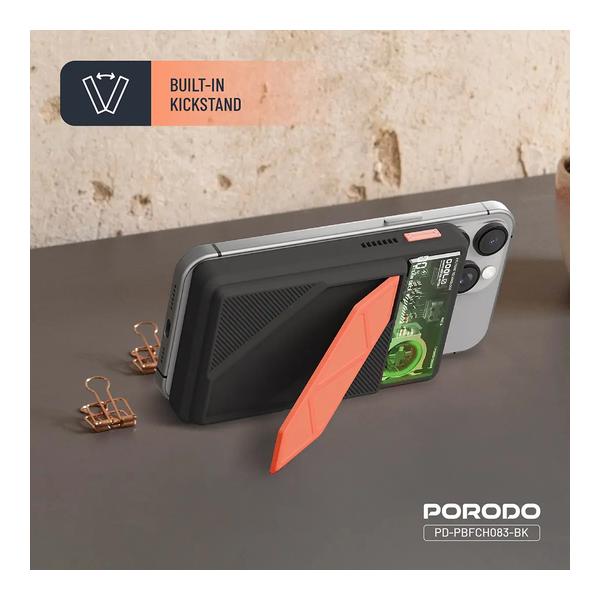 Porodo 10000mAh MagSafe Power Bank with Smart Thermal Cooling