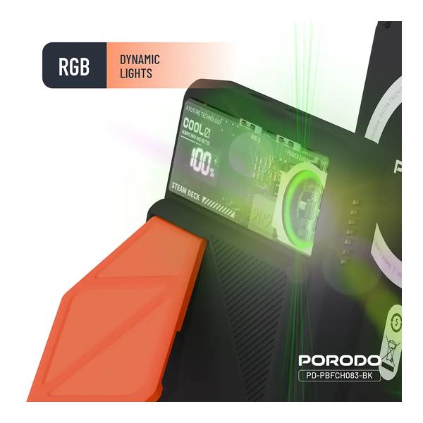 Porodo 10000mAh MagSafe Power Bank with Smart Thermal Cooling