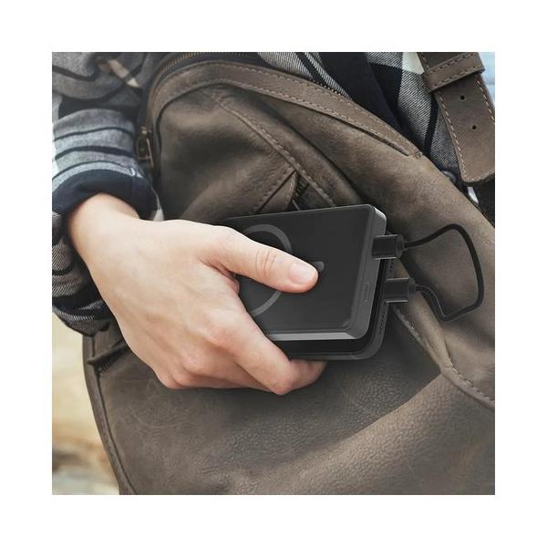 Porodo 10000mAh Qi2 Wireless Power Bank, PDPBFCH086DG, PB086