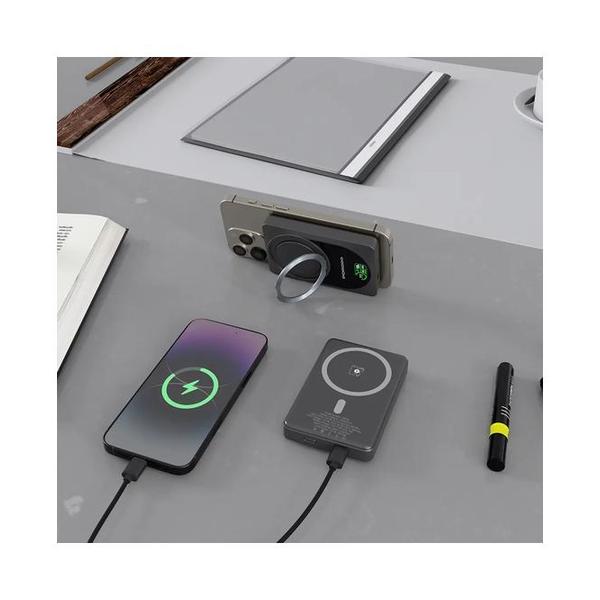 Porodo 10000mAh Qi2 Wireless Power Bank, PDPBFCH086DG, PB086