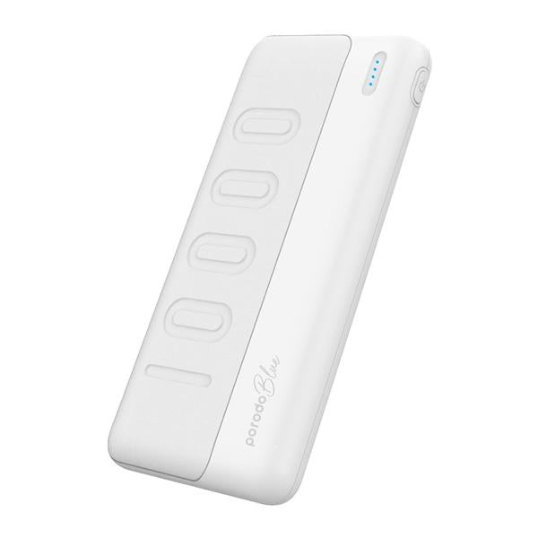 Porodo Blue 10000mAh Slim Power Bank Dual USB-A Output
