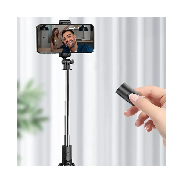 Porodo Blue FlexiTripod Selfie Stick with Foldable Tripod