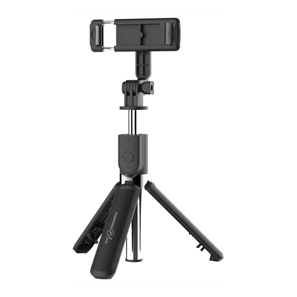 Porodo Blue FlexiTripod Selfie Stick with Foldable Tripod