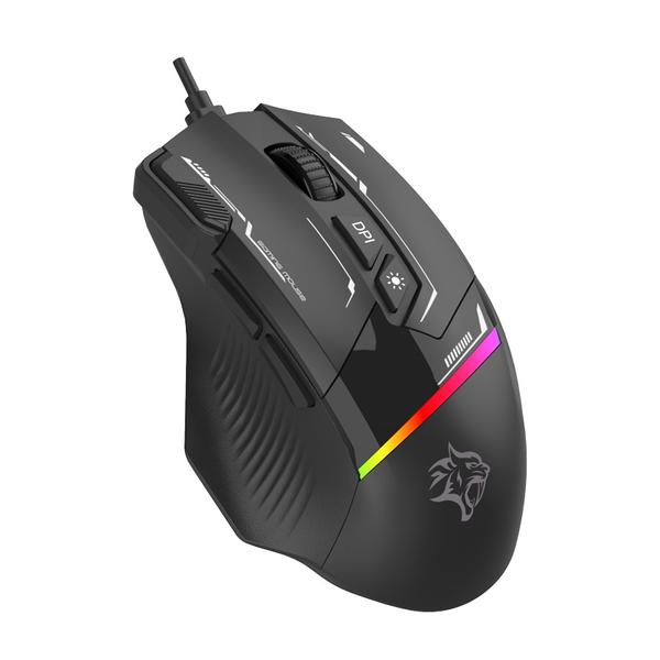 Porodo Gaming 8D RGB Wired Mouse DPI 7200, PDX321