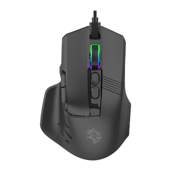 Porodo Gaming 9D Wired Mouse DPI 12800 with 13 Modes RGB Light, PDX320