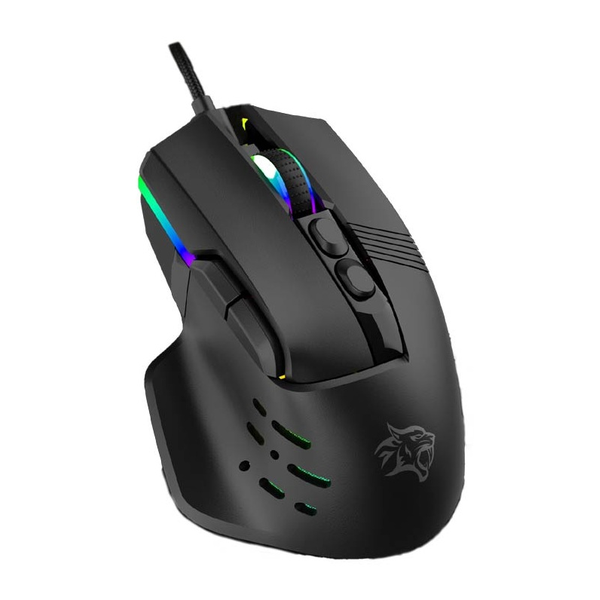 Porodo Gaming 9D Wired Mouse DPI 12800 with 13 Modes RGB Light, PDX320