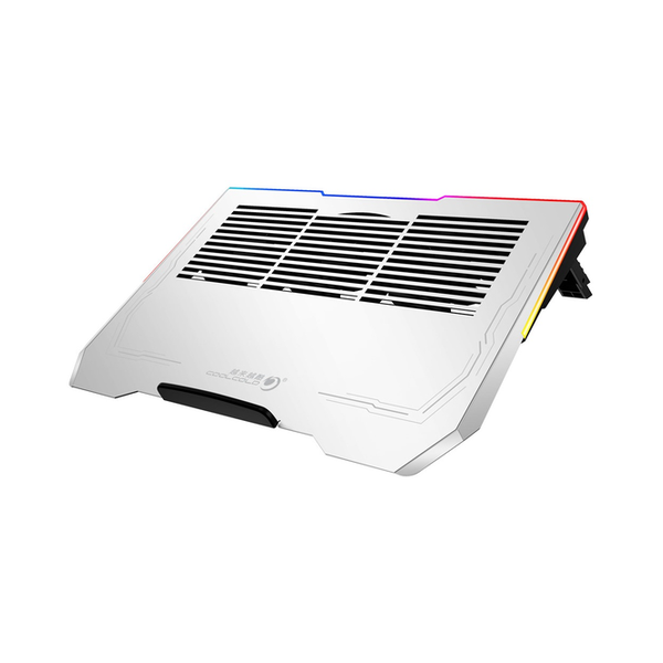 Porodo Gaming Al RGB Laptop Cooling Multi-Fan, 3 Fan Levels, PDX117