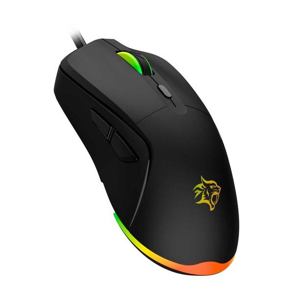 Porodo Gaming Wired Mouse DPI 7200 with RGB Light, PDX322