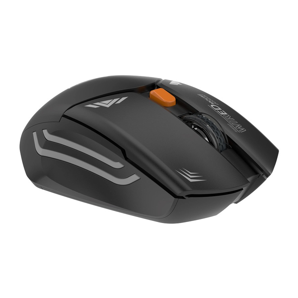 Porodo Gaming Wireless Mouse Gaming 1600 DPI, PDX323BK
