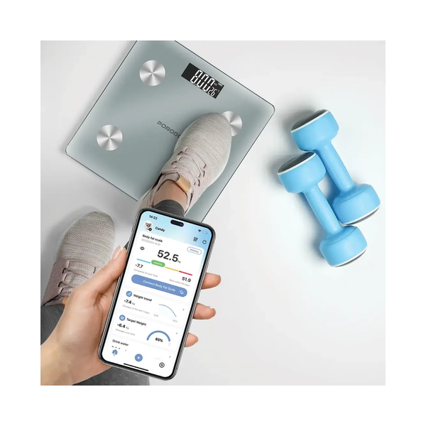 Porodo Lifestyle Gravis Smart Body Fat & BMI Scale