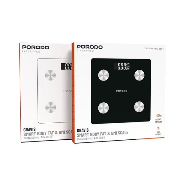 Porodo Lifestyle Gravis Smart Body Fat & BMI Scale