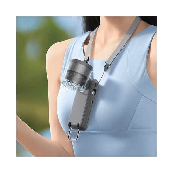 Porodo Lifestyle Chillo Volt Foldable Handheld Fan with Semiconductor Cooling & Power Bank Function