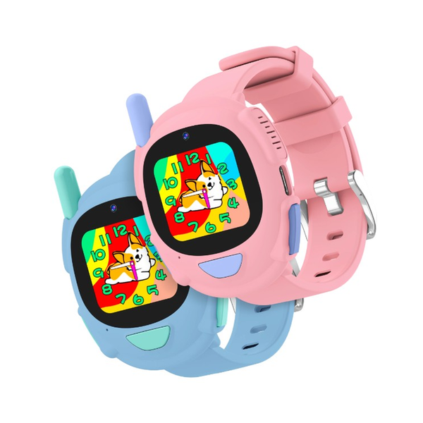 Porodo Fun Talk Walkie-Talkie Watch & Camera, Blue/Pink