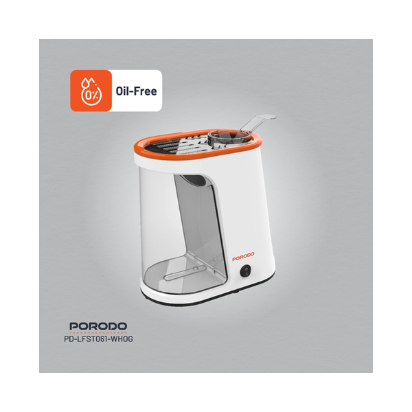 Porodo Lifestyle Air-Popped Popcorn Maker, PDLFST061WHOG