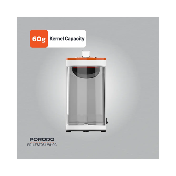 Porodo Lifestyle Air-Popped Popcorn Maker, PDLFST061WHOG