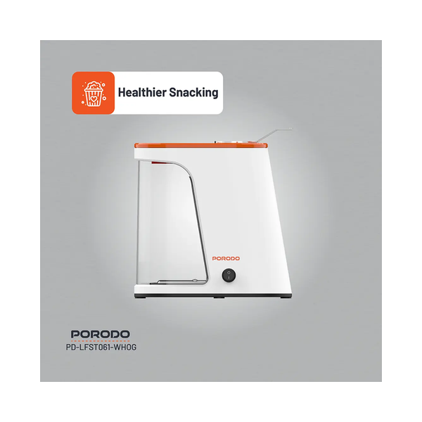 Porodo Lifestyle Air-Popped Popcorn Maker, PDLFST061WHOG