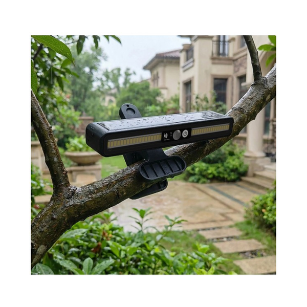 Porodo Mars Outdoor Solar Sensor Light Built-in Motion Sensor, PDMWD0710BK