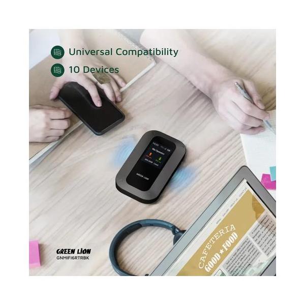 Green Lion Portable Mifi Router - GNMIFI6RTRBK
