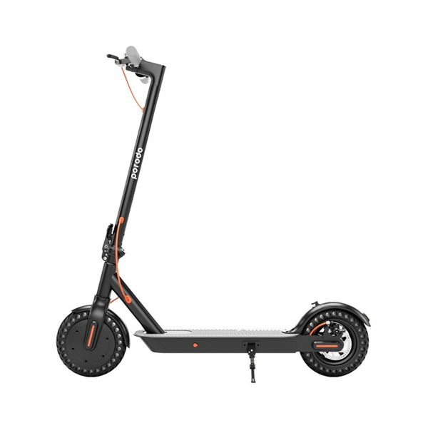 Porodo Electric Scooter 6.6AH with Helmet and Phone Mount, PD-ESCH-BK