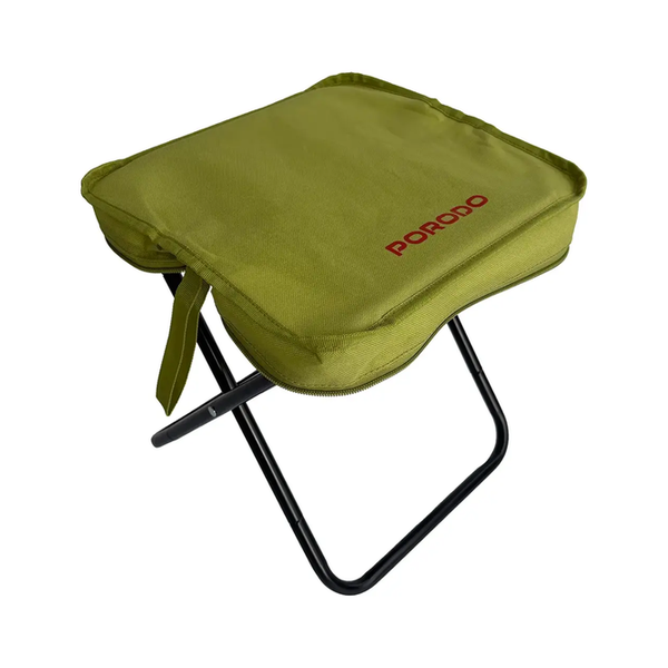 Porodo Lifestyle Quick-Fold Portable Camping Seat, 100KG Max Weight, Stable X-Frame, Comfort Seat Height, PDLFSTZDY