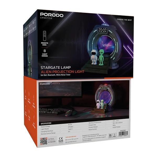 Porodo Lifestyle Stargate Lamp Alien Projection Light