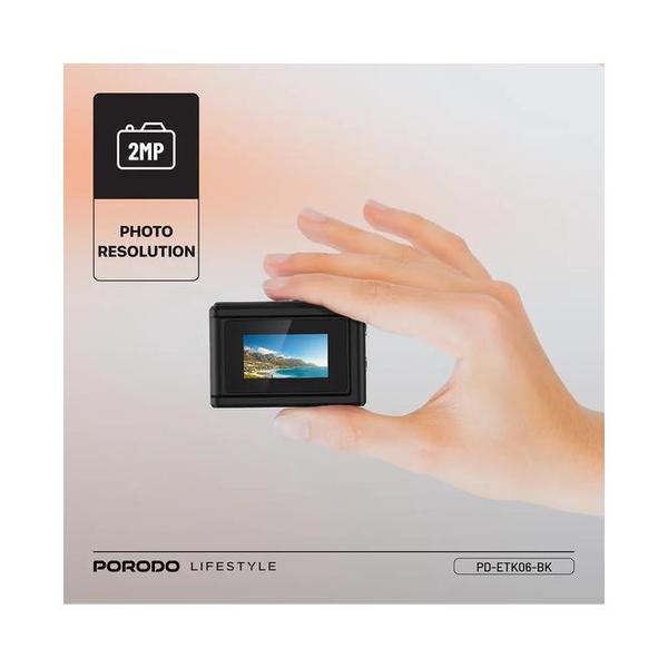 Porodo Lifestyle Snap & Go Mini Digital Camera 180mAh