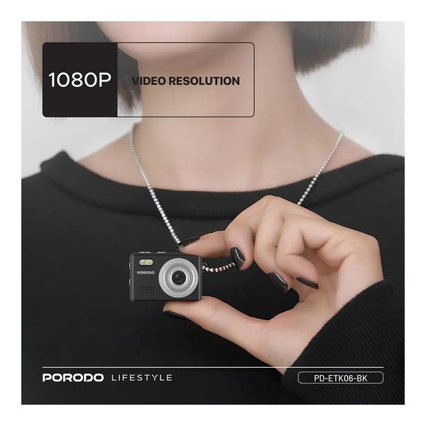 Porodo Lifestyle Snap & Go Mini Digital Camera 180mAh