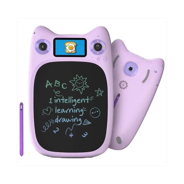 Porodo Kids Drawing & Writing Board with 95 Guided Drawings & 3.0″ IPS Display, Voice-synced Drawing Function, 1080P Video Recording
