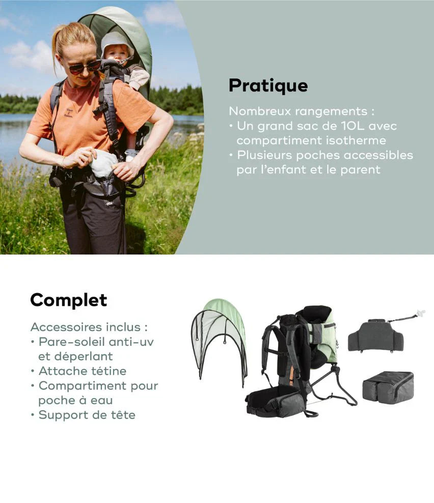 BabyMoov - Baby Carrier Hiking - Moov&Hike - Green