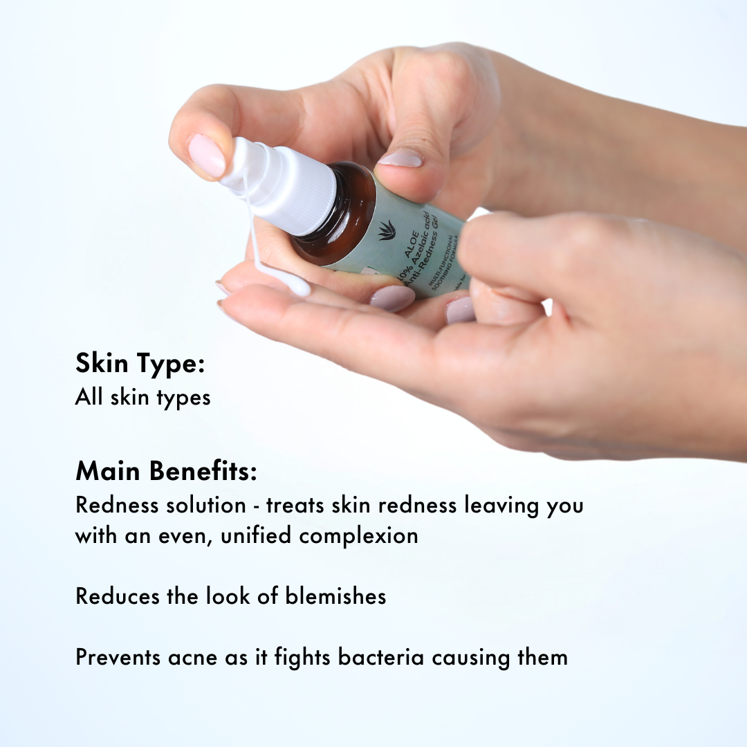 The Aloelab 10% Azelaic Acid Anti-Redness Gel 50ml - Medaid International