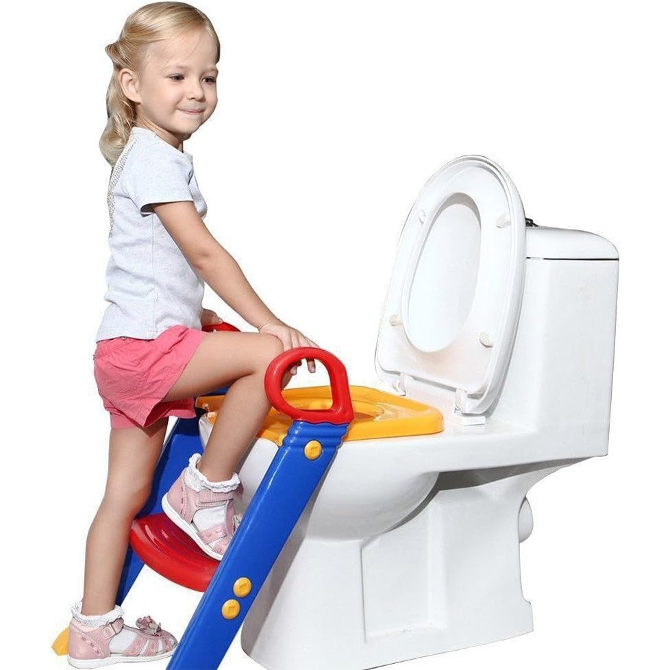 Toilet Seat Foldable Ladder