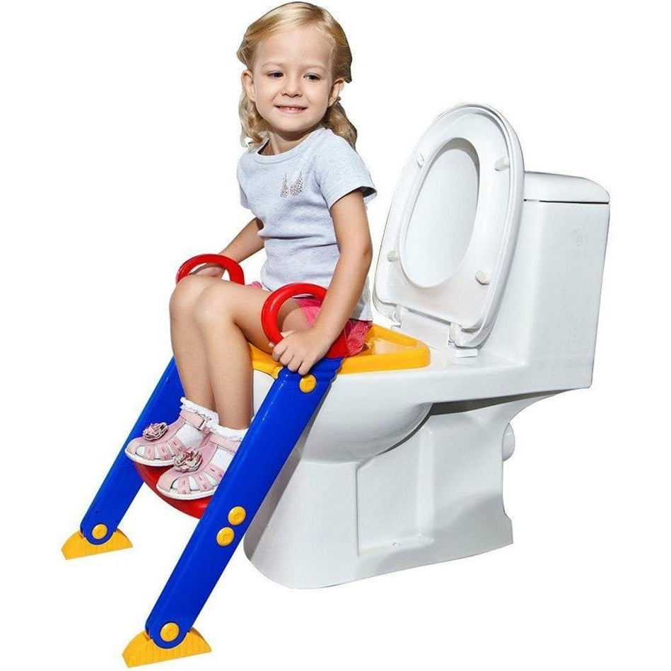 Toilet Seat Foldable Ladder